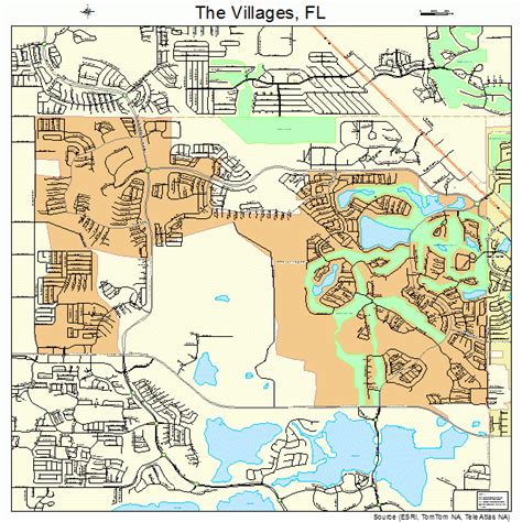 map of the villages florida.
